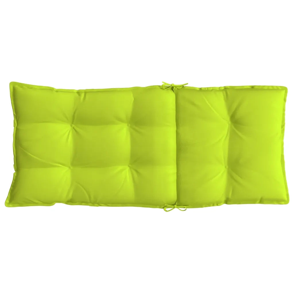 Cuscini Sedia Schienale Alto 6 pz | Cuscini per sedie Verde Chiaro Tessuto Oxford