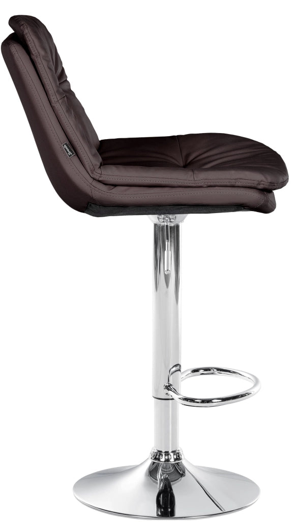 Barhocker Laurel Kunstleder chrom