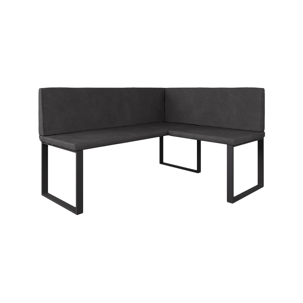 Vicco panca ad angolo Antracite 120 x 150 cm