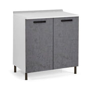 Base cucina due ante 80x50x85H colore cemento