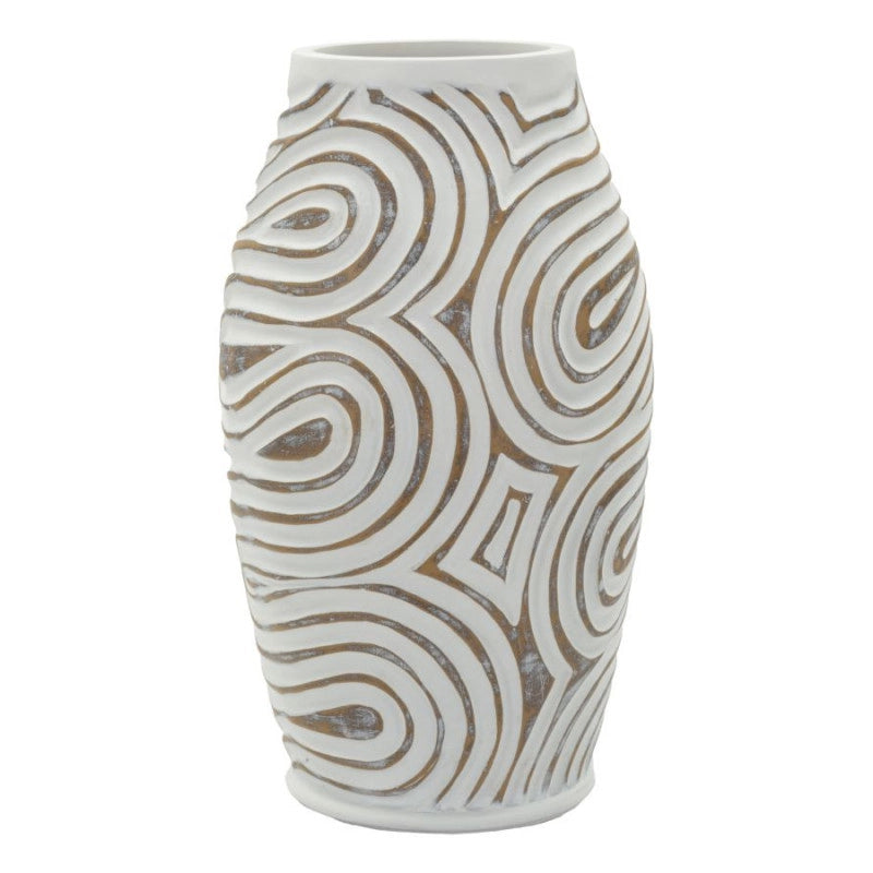 Vaso Resina Oblix cm ø 19,5x35 (apertura cm ø 10,5)