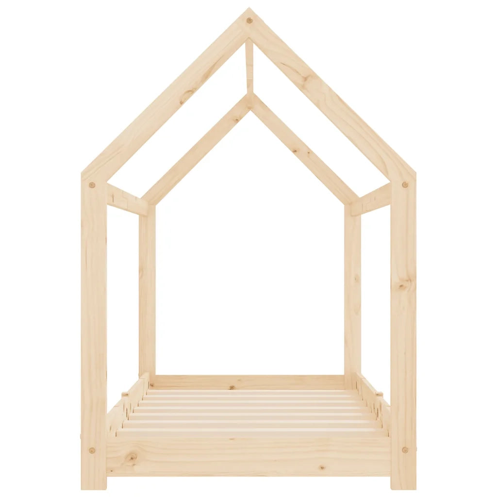 Giroletto per Bambini in Legno Massello di Pino 70x140 cm 283346