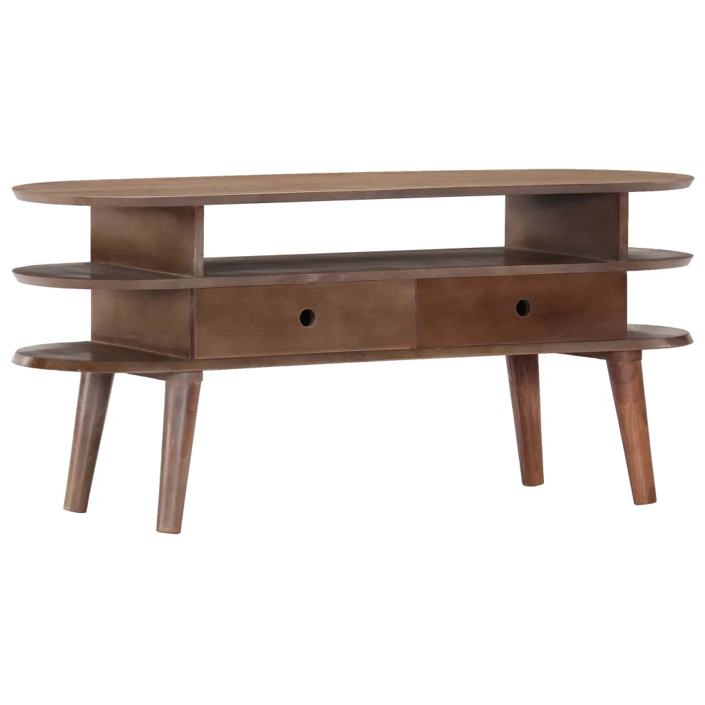 Mobile TV | Armadietto TV | Mobile Porta TV 110x35x50cm in Legno Massello di Acacia