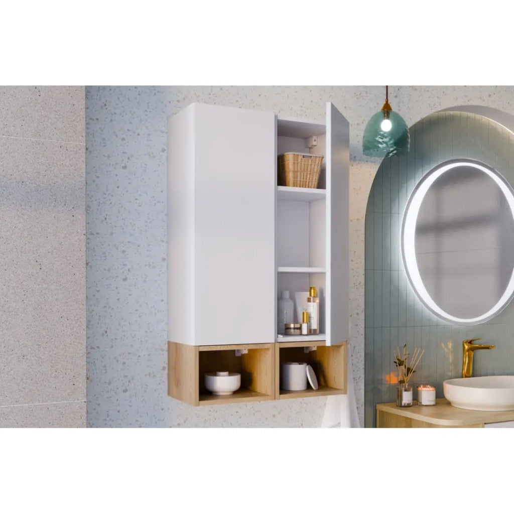 Colonna bagno OSTER 80 cm bianco opaco 1 porta sospesa