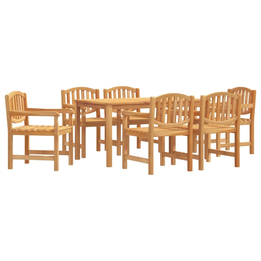 Set da Pranzo da Giardino 7 pz in Legno Massello di Teakcod mxl 70040
