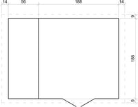 Casetta da Giardino in Legno con Legnaia da Esterno - 3,53 m2 + 0,97 m2 - TIMBELA M386C+M386G