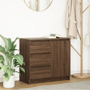 Credenza con Cassetto Rovere Marrone 71x35x65 cm in Truciolato 861577