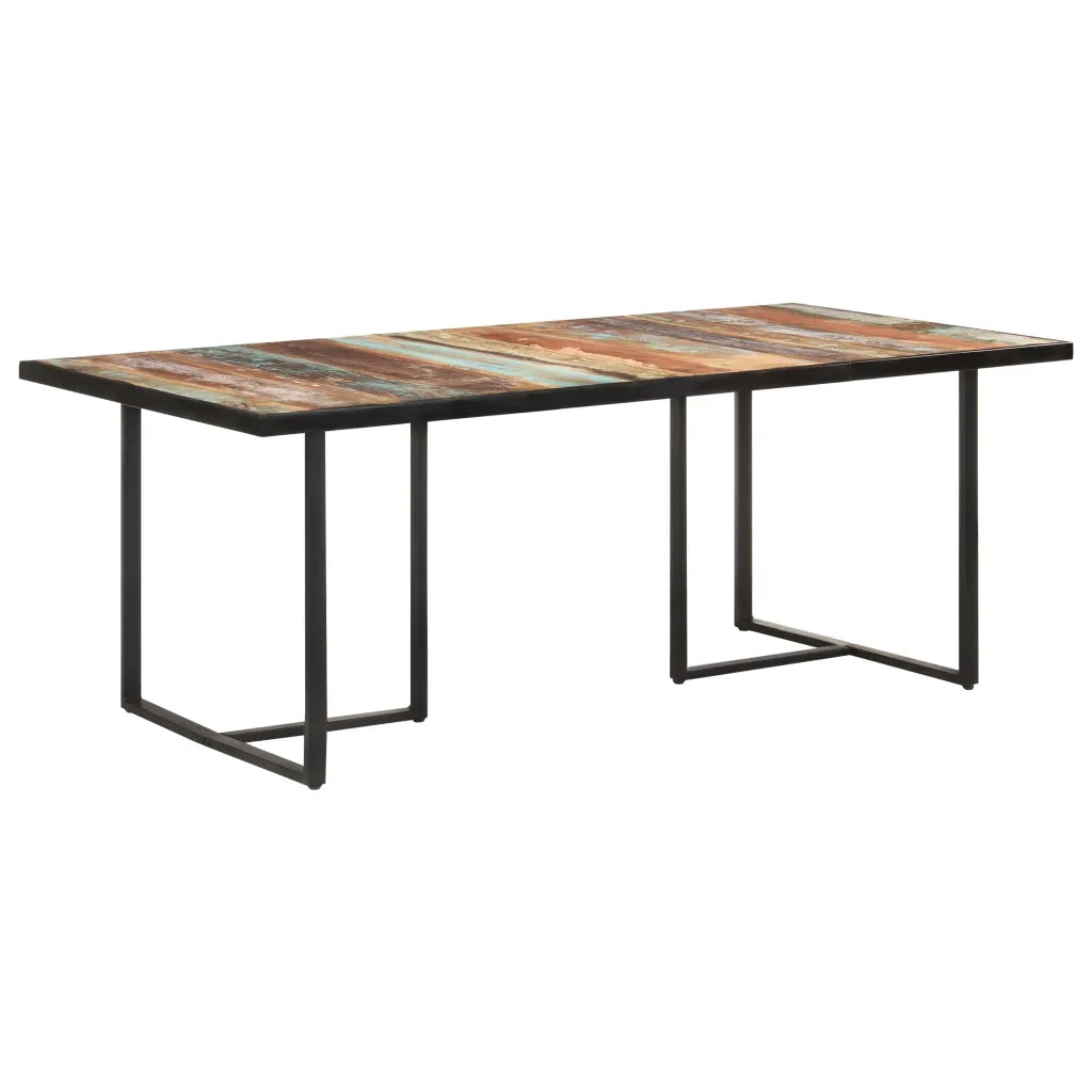 Tavolo da Pranzo 200 cm in Legno Massello di Recupero cod mxl 58849