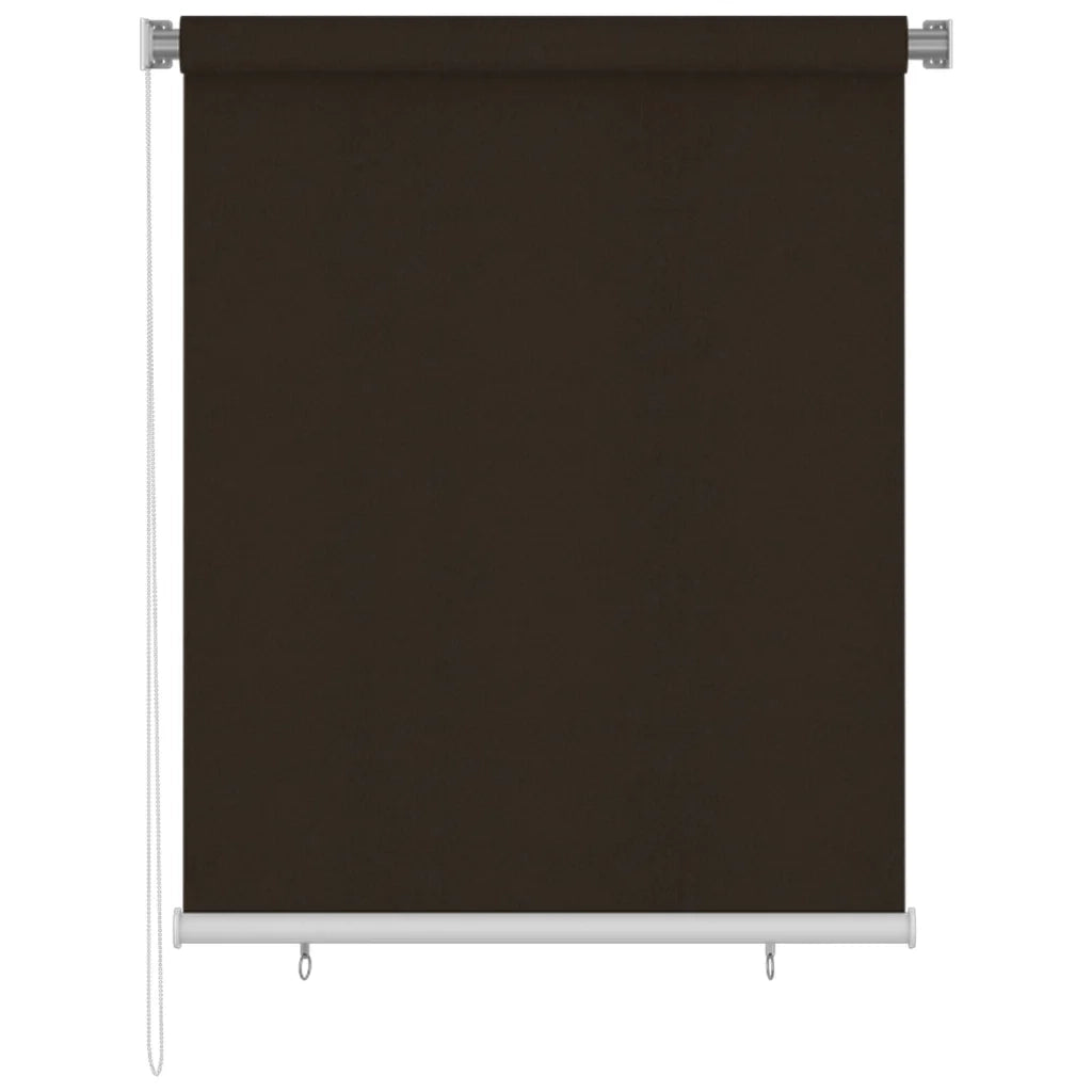 Tenda a Rullo per Esterni 120x140 cm Marrone