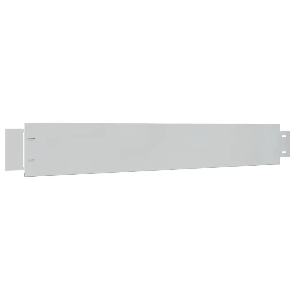 Set 20 pz Bordo Prato Flessibile in Acciaio Zincato 100 x 14 cm 271784
