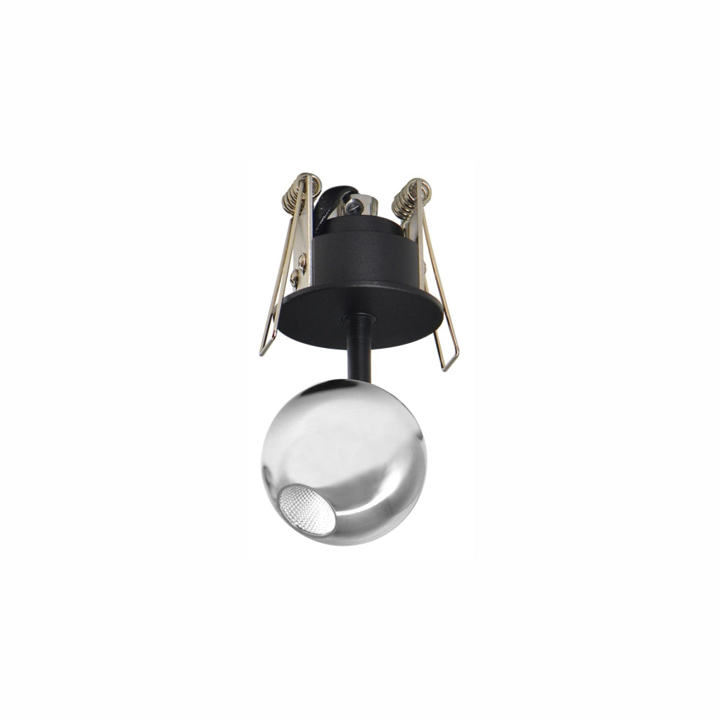 Faretto LED da incasso a soffitto Beneito & Faure Mini Bora Recessed 4,5W, fascio 38°, 2700K, colore Argento, orientabile - Beneito & Faure