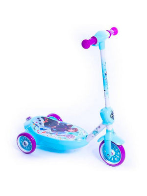 Monopattino Elettrico a Batteria 3 Ruote per Bambini Sparabolle con Licenza Disney Frozen
