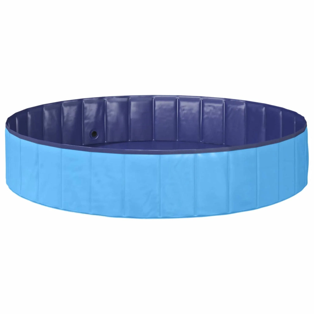 Piscina Pieghevole per Cani Blu 160 x 160 x 30 cm PVC 3416322
