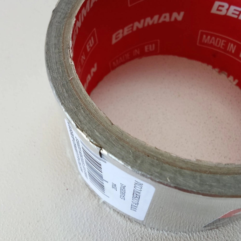 Banman nastro alluminio adesivo isolante rotolo da 50mm x 10mt