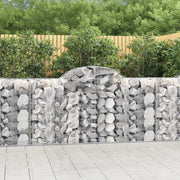 Cesto Gabbione ad Arco 200x50x100/120 cm Ferro Zincato 153495
