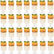 Set di servizio per dessert in vetro, set di tazze in vetro, set di ciotole in vetro, set di ciotole decorative