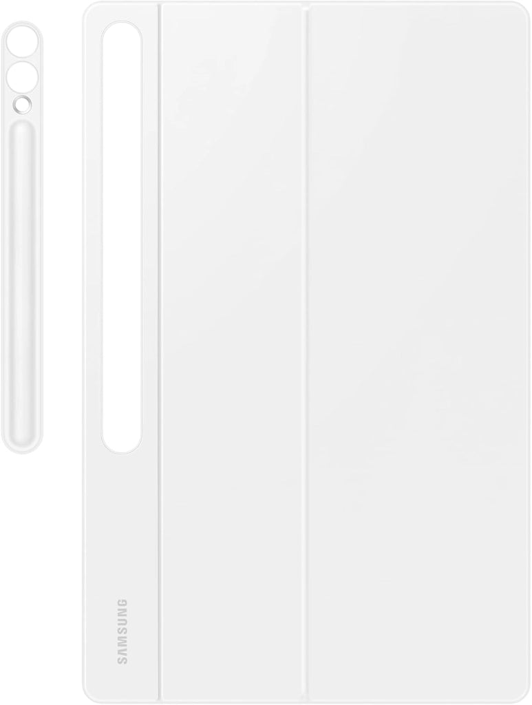 Book Cover Keyboard Custodia per tablet con tastiera retroilluminata per Galaxy Tab S9 Ultra | Tab S10 Ultra, Bianco