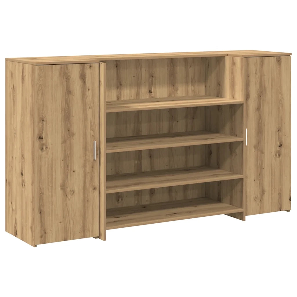 Banco Reception Rovere Artigianale 180x50x103,5cm in Truciolato 3324177