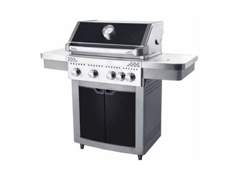 Barbecue a gas Generation Funpro porcellanato 4 bruciatori 1 fornello laterale