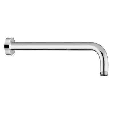 Set doccia incasso cromato con braccio e soffione ultra slim in acciaio  Erika