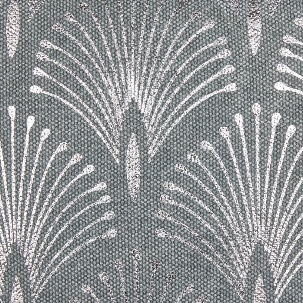 Set di 2 cuscini moderni in cotone grigio con motivo geometrico fatti a mano e sfoderabili 45 x 45 cm con imbottitura stile boho