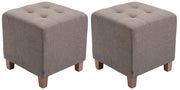 Set di 2 sgabelli Pharao Tortora