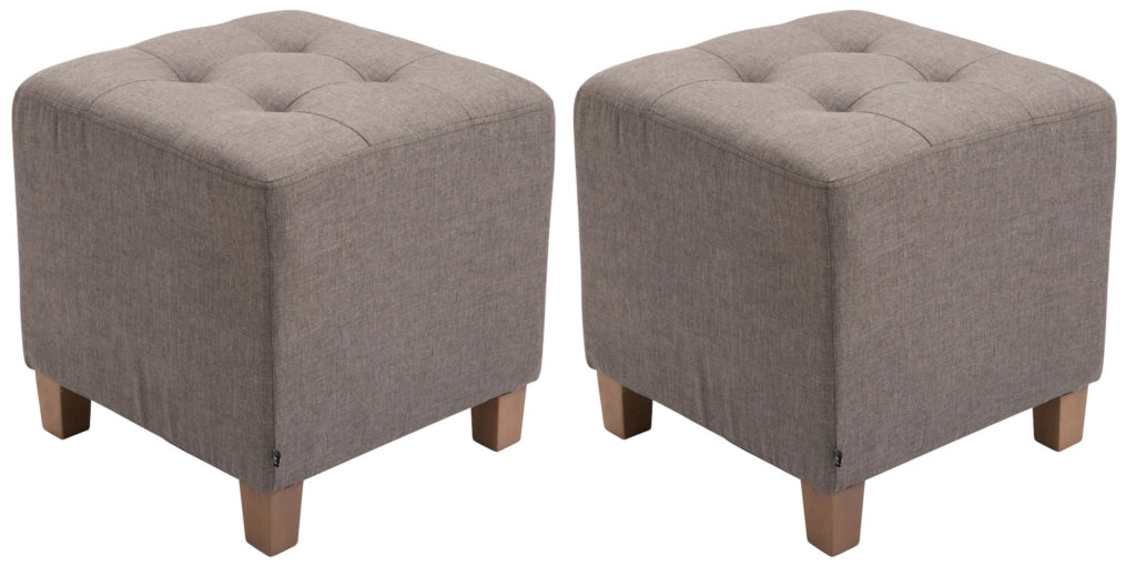 Set di 2 sgabelli Pharao Tortora