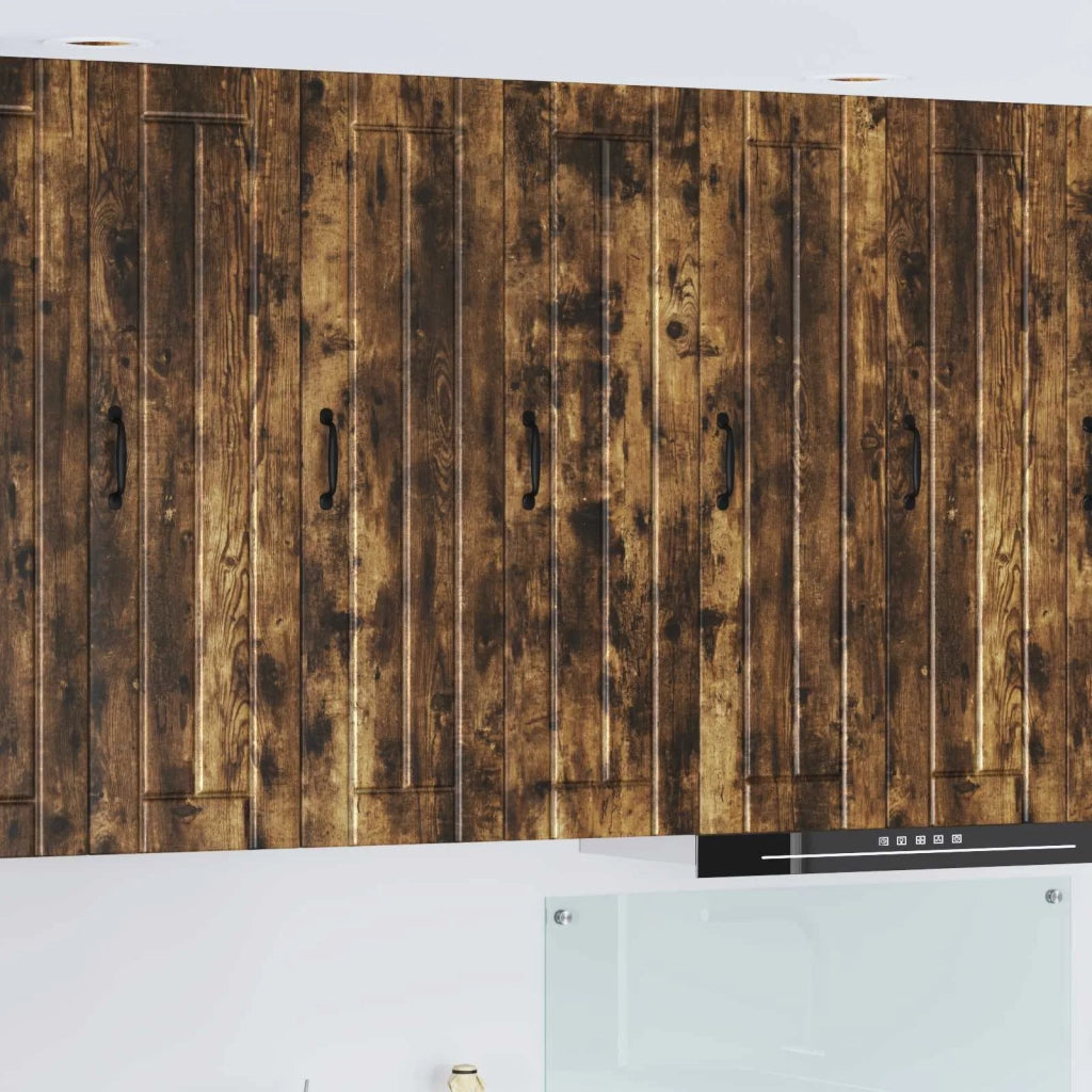 Armadietto a muro LUCCA Rovere Fumo 30 x 31 x 100 cm