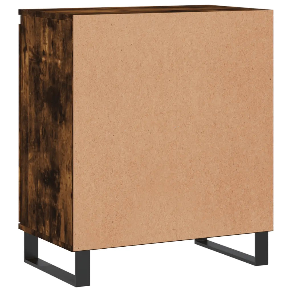 Credenza Rovere Fumo 60x35x70 cm in Legno Multistrato 827169