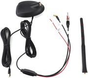 Antenna universale attiva per auto - alta copertura - impermeabile - resistente alla polvere - adatta per il tetto più alto - DAB+/FM - antenna