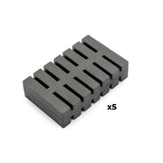 Contenitori per cassetti da cucina Recycle con coperchio anti-odore, Altezza 216mm, 2x12 lt, 2x6 lt, Grigio antracite ..