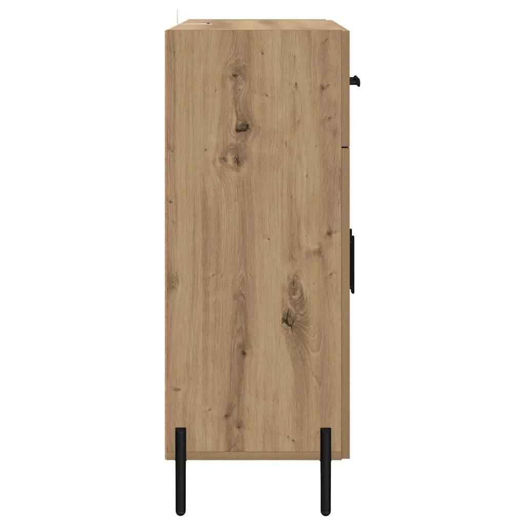 Credenza-Buffet-Armadio da cucina Rovere artigianale 69,5 x 34 x 90 cm Legno multistrato 400350