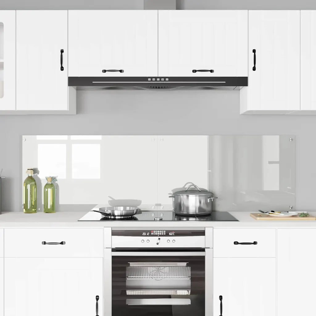 Schienale da cucina 2 pz Trasparente 90 x 50 cm CFW4924746