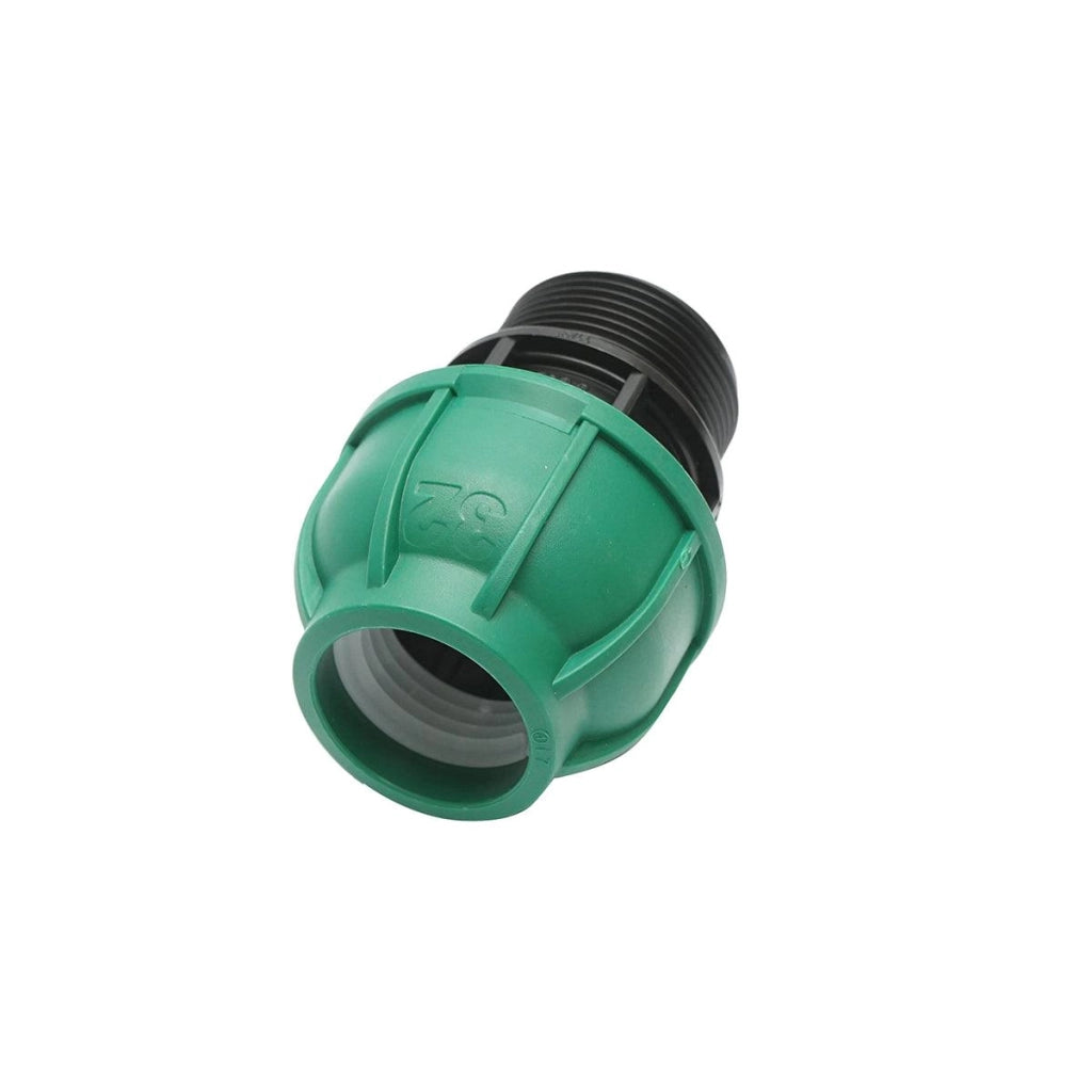 Raccordo Maschio a compressione 32mm X 5/4", per sistemi di irrigazione Manicotto Raccordo Tubi Raccordo di giunzione a compressione 32mm X 5/4" per sistemi di irrigazione