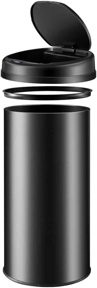 ® Cestino a Sensore incl. Cavo di Ricarica Acciaio Inox Display LED Touchless Pattumiera Smart Raccolta Differenziata