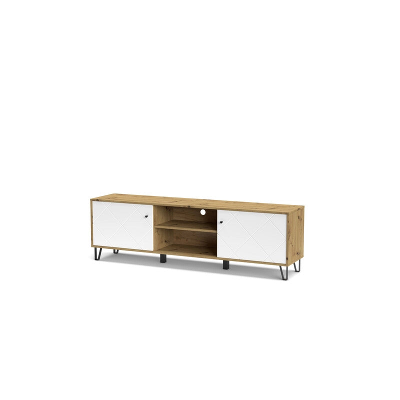 PORTATV BOLLO BO2 CM 183X40X55 ROV.ARTISAN/BIANCO- 1,0 pz