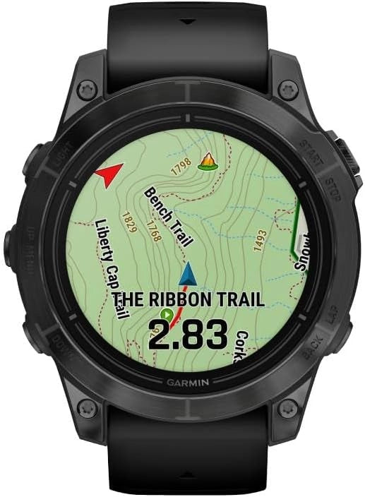 Garmin epix Pro Gen 2 51mm, Smartwatch, Display AMOLED 1,4", Touchscreen, Torcia LED, Cardio 5th Gen, +30 Sport, GNSS multi-band, Mappe, Autonomia 31 giorni,Slate & Black