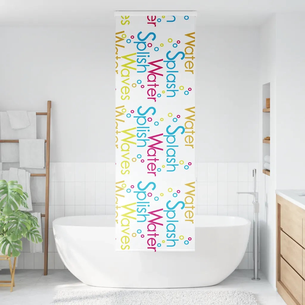 Tenda a rullo | Tenda avvolgibile per Doccia Cassonetto 80x240 cm Larghezza Tessuto