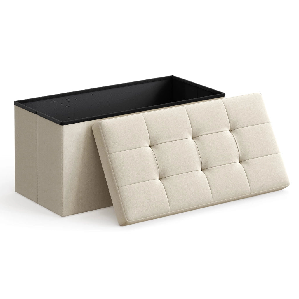 VALORA Pouf contenitore beige per uso domestico LSF47BE