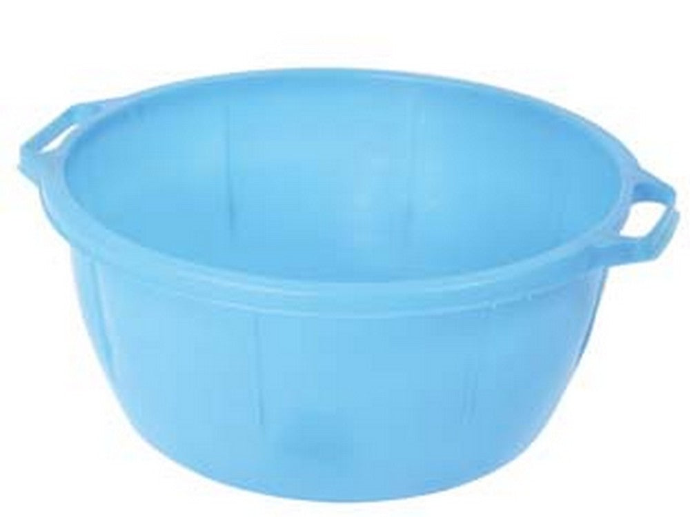 bacinella tonda con manici - ø cm.36,5x18 da lt.22 cod:ferx.fer93347