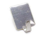 ganci adesivi inox - mm.25x33h.  cod:ferx.fer29100