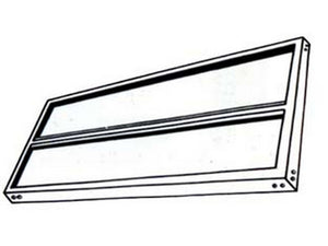 ripiani unificati per gancio o bullone - cm.80x50 2r cod:ferx.fer29629
