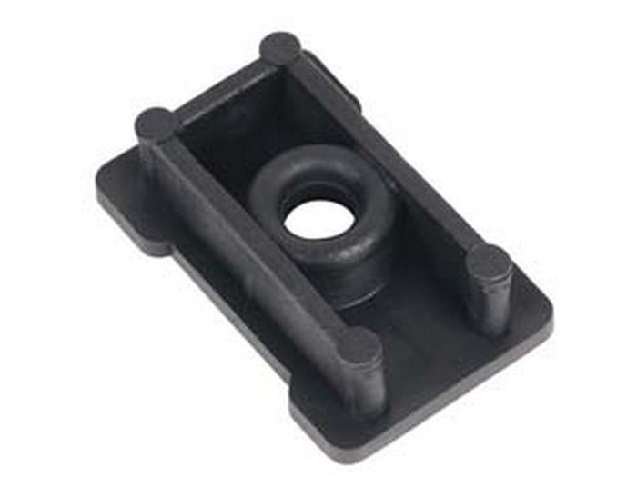 piedino per montante scaffale a gancio - mm.46x27 cod:ferx.fer95914