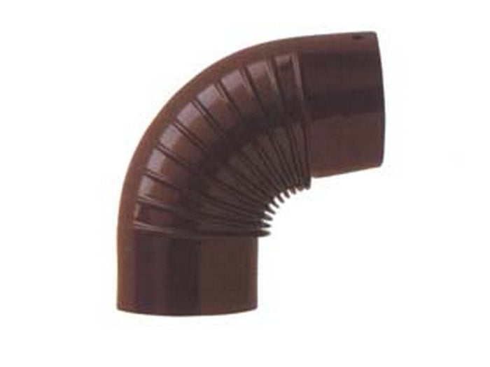 gomito a 90? porcellanato per stufe a legna marrone lucido - ? cm.13 cod:ferx.fer97062