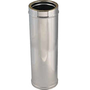 TUBO DOPPIA PARETE PER CANNE FUMARIE Ø 80/130 x 1000 mm
