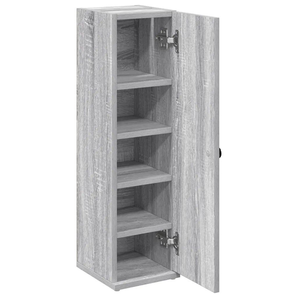 Mobile da Bagno con Portarotolo Grigio Sonoma 20,5x22x72 cm 858520