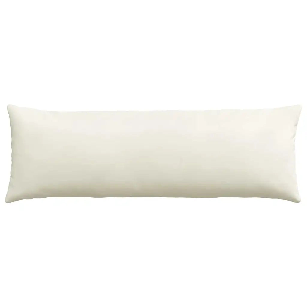 Cuscini da Divano 2 pcs Crema 120 x 40 cm Tessuto in Cords
