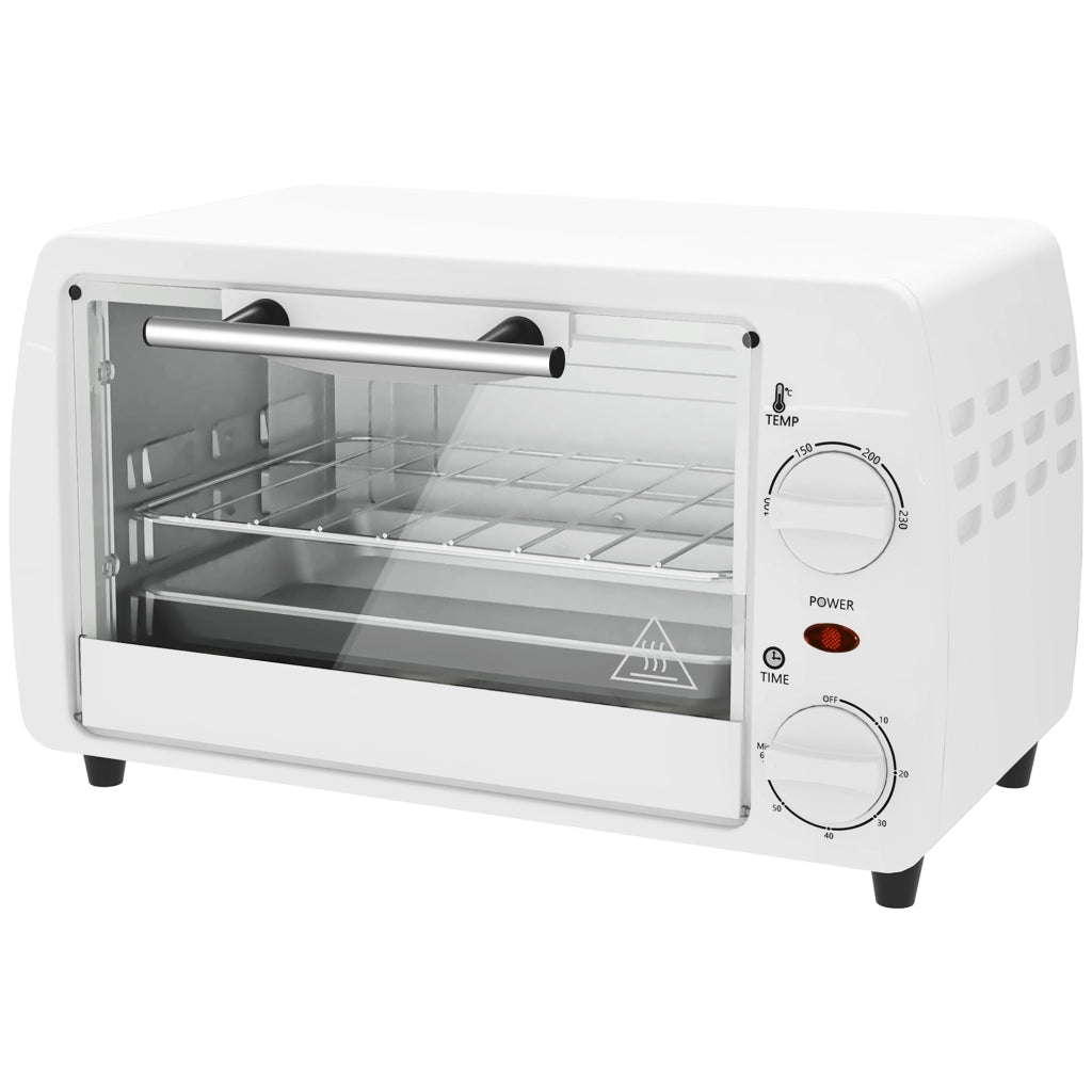 Forno Elettrico da Tavolo 10L ¨C Xylo ¨C 750W 230¡ãC Timer Bianco 36,5x26x22cm