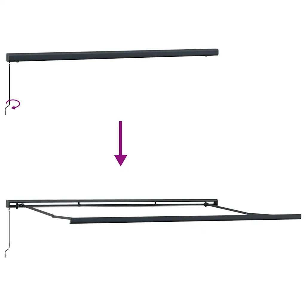 | Struttura della tenda | Antracite 450 × 300 cm Alluminio 145708