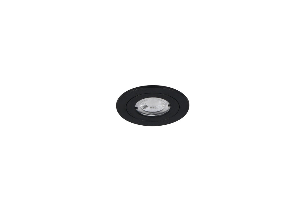 Faretto incasso LAMONT LED 6,5W nero rotondo IP65 Trio
